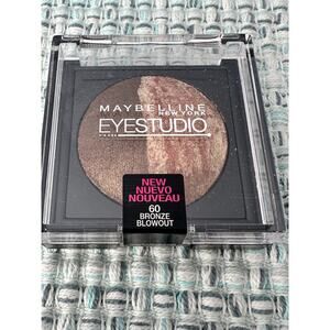 NEW MAYBELLINE EYESTUDIO #60 BRONZE BLOWOUT 0.09 oz.